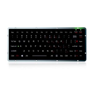 IP65 Rugged Chiclet Keyboard With Polymer Keys, Military Level Backlight