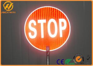 China Anti UV Reflective Stop Slow Paddles With Telescopic Pole Aluminum Plate Material factory