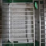 Low death Rate Double Tier Rabbit Cage , Up Tier 50 - 80 Babies Rabbits In Cages