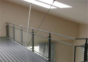 China Drop Safe Net Anti Falling Stainless Steel Knotted Rope Mesh For Shopping Market factory