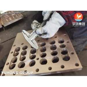 ASTM B177 C70600 Square Tubesheet Ultimate Heat Exchanger Component
