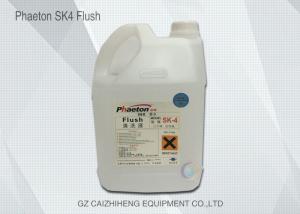 China White Solvent Printer Ink Flush Unique For Seiko 510 / 1020 Printhead Phaeton SK4 factory