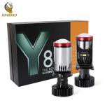 White 45W Mini Lens Y8 H4 Car LED Spotlight Universal Headlight Bulb