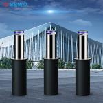 Automatic Hydraulic Rising Bollard , Retractable Traffic Bollard For Parking