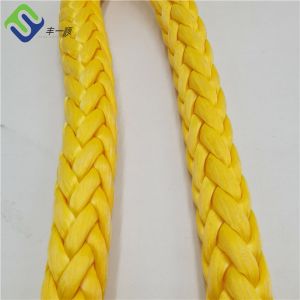 High Quality Synthetic Winch Rope 12 Strands Synthetic Uhmwpe Rope For Ship Boat