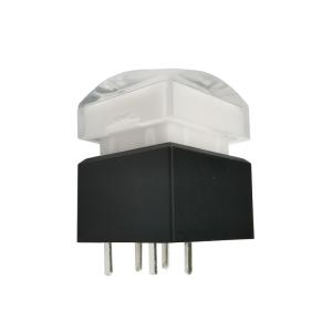 China Square Push Button RGB Illuminated LED Switch 15x15 on sale