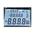 TN Monochrome Thin Lcd Display 0.4mm 0.55mm Thickness Full Viewing Angle