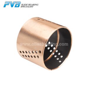 Bronze Back PTFE Composite Bushing Sintered