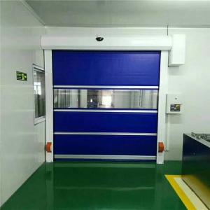 China Workshop Industrial High Speed Roll Up Doors PVC Fast Action Doors factory