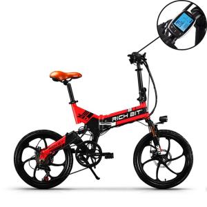 China Portable 20 Inch Folding Electric Bike 48v Lithium Battery Top 730 factory