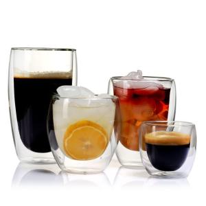 China SGS FDA Insulated Thermal 450ml Double Wall Coffee Cups factory