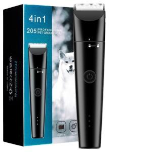 China 4 in 1 Pet Professional Grooming Set Electric Hair Clipper and Shaver for Household factory