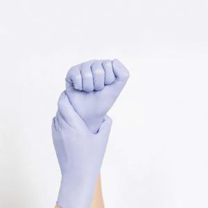 China Smooth Disposable Medical Gloves 100% Nitrile Examination Gloves factory