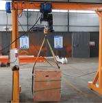 SGS Indoor Portable Gantry Crane 2000kg Small Travelling Gantry Crane