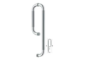 China Furniture door pull and push Handle for wood and glass door handle SS201 SS304 factory