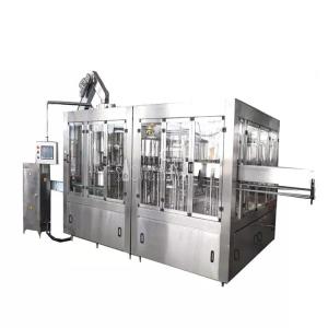 China Automatic Juice Fruit Pulp Filling Capping Machine 3 In 1 Monoblock Granule Beverage factory