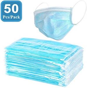 China High BFE Efficiency Disposable Breathing Mask , Surgical Face Mask Elastic Rubber Band factory
