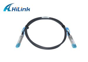 China Passive Direct Attach Copper Cable DAC 25G SFP28 30AWG SFP+ Cable 1M 2M factory