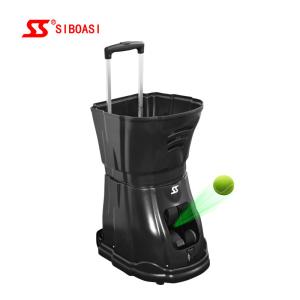 China Remote Control Tennis Cannon Ball Machine Topspin And Backspin Adjustment factory