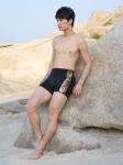 Quality waterproof swimming brief shorts men swimsuit male swimsuit XXXL quick
