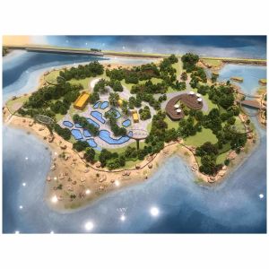 China Coastal Landscape Architectural Models 1:100 Architecture Model Accurate factory