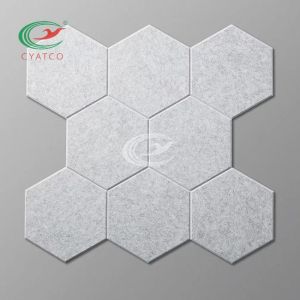 Multiscene Sound Absorbing Panels Hexagon Lightweight Odorless