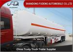 36000 L double tire fuel tank truck trailer for sale BPW brand axle