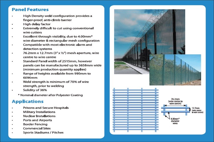 Anti-Climb Fence Is High Security Fence