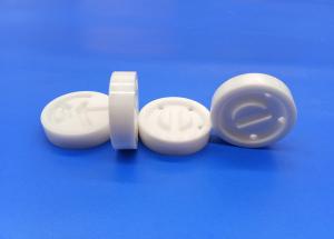 China customized high precision white zirconia ceramics industrial disc plates polished components factory