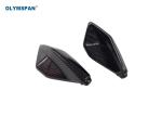 Glossy Twill Carbon Fiber Car Parts Accessories Customized OEM