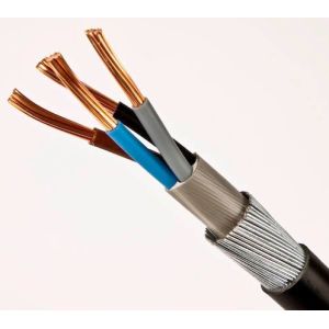 Stranded Bare Copper Rubber Insulated Cable , Rubber Sheathed Flexible Cable