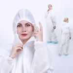 Waterproof Disposable Infection Control Suits Safety Protective Non Woven