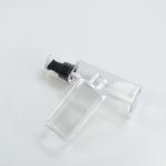 Silk-screen Printing PETG Square Bottles 120ml for Cosmetic Shampoo Lotion Pump
