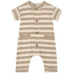 Hot sale Wooden Buttons Cotton Stripe Knitted Newborn Toddler baby rompers