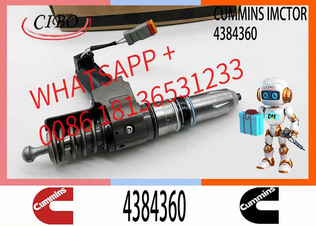Factory OEM quality Brand New Diesel Common Rail Fuel Injector Assembly 4307516 3087560 4384360 for C ummins N14 engine