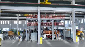 China Professional PP Non Woven Fabric Machine SMMS / SS / SMS Nonwoven Machine factory