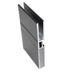 Aluminium Profile Glass Aluminum Channel For Glass Railing with Glass Balustrade