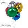 Large Foil Party Balloons Champagne Bottle Goblet Shape / Gold Stars Banner