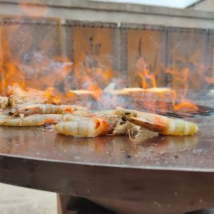 China 3.5ft Steel BBQ Grill Corten Braziers Wood Burning Bbq Pit factory