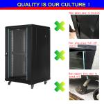 Data Center 19 Inch Equipment Rack , Impact Resistance Floor Standing Server