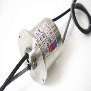 China 100M Ethernet 50rpm 8mm Waterproof IP68 Slip Ring factory