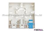 Wall Mounted FTTH Fiber To The Home Fibre Optic Socket With SC And RJ45 Ports