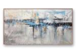 24" X 48" Hand Painted Acrylic Wall Painting Modern Wall Art For Living Room