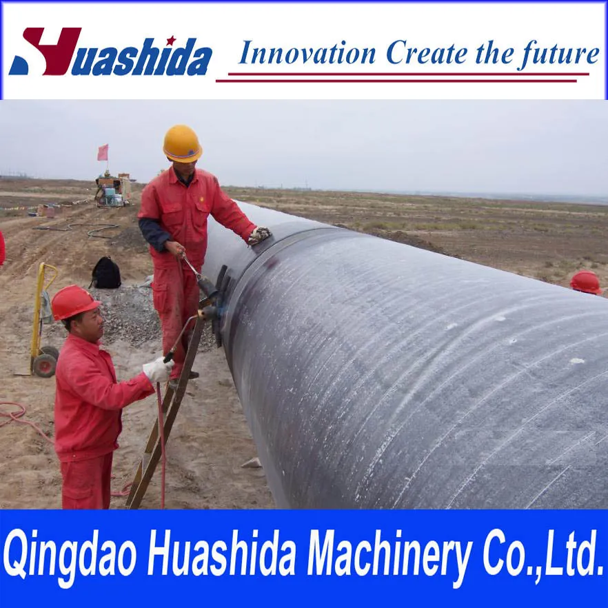 3LPE Coating Pipe Production Line with 3 Layers Coating and PLC Control System