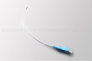 China Single Mode Fiber Pigtails 2.0 / 3.0mm SC / UPC Connector ≤0.25dB Insertion Loss factory