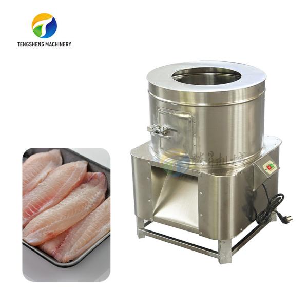 Tengsheng Rotated Shaving Fish Skin Cleaning Machine , Trout Fish Skin Peeling