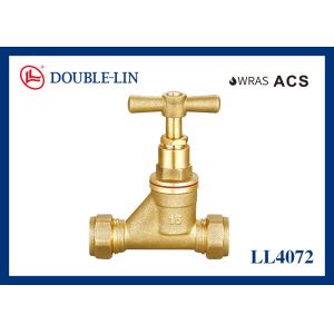 Stopcock Tap Brass Valve Body High Precision CNC Machines Smooth Surface Good Sealing Performance No Leakages ISO228 Thread