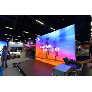 Coated Light Led Banner Display Removable Printed Advertising Background