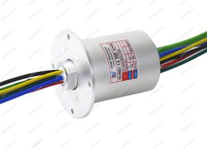 China Ethernet 100m Signal Slip Ring 415v Rating Voltage With Flange factory