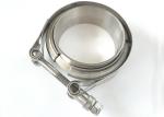 V Band Single Bolt Auto Spare Parts 2.5 Inch Exhaust Clamp With Flange